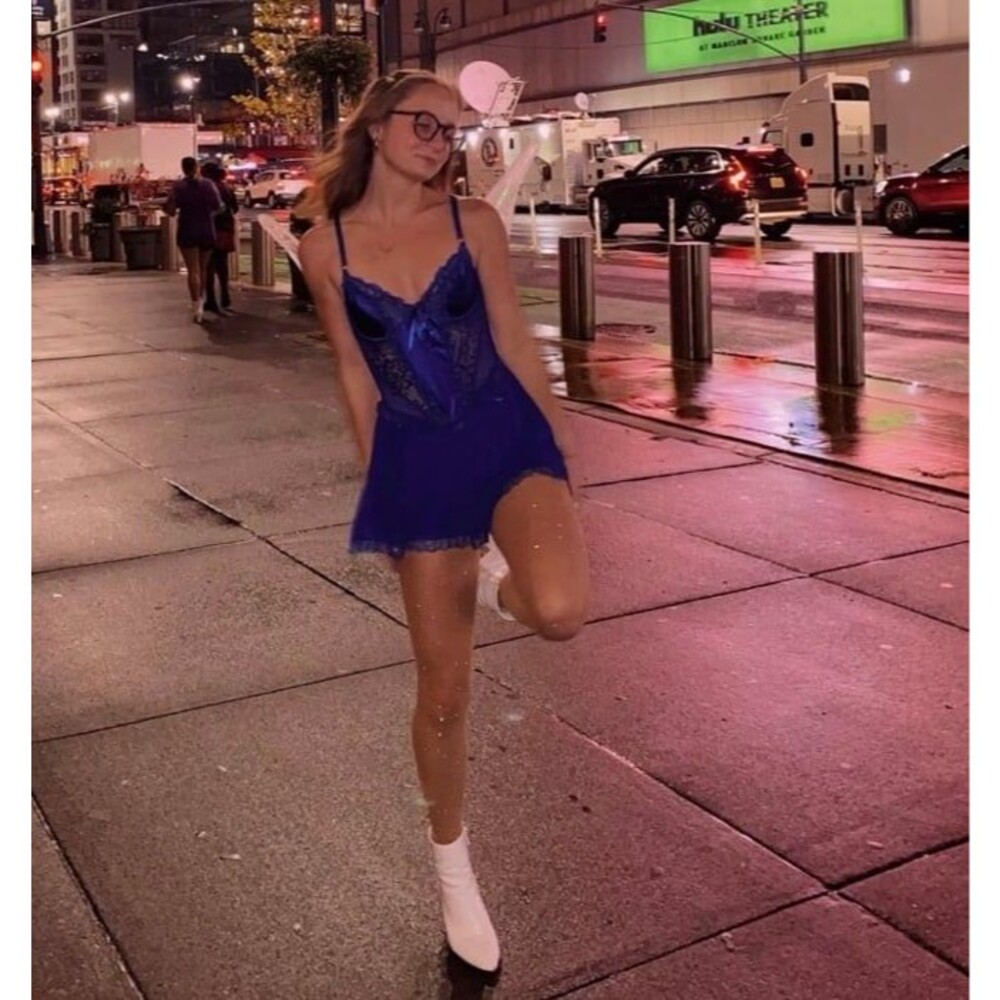 sheer lingerie minidress